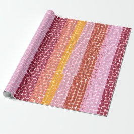 Cute Mosaic Wrapping paper Cadeaupapier