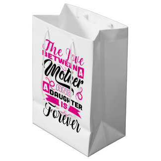 Cute Mother Daughter love Mother's Day Medium Cadeauzakje