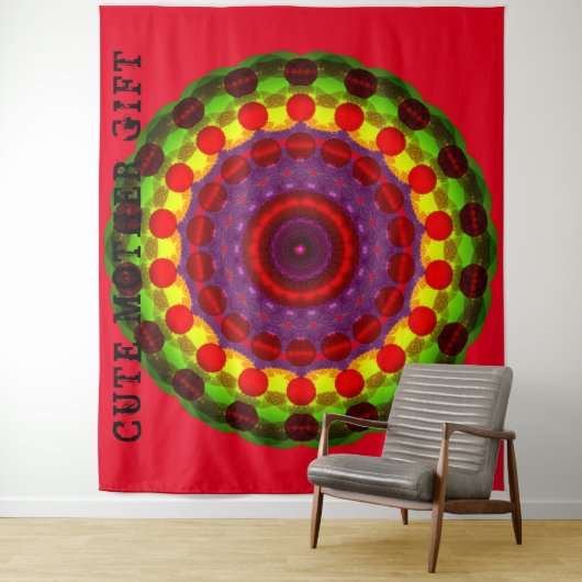 CUTE MOTHER GIFT_IMG_ROOS_GREEN_RMDESIGNFLO55_ WANDKLEED (In situ)