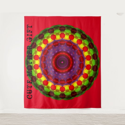 CUTE MOTHER GIFT_IMG_ROOS_GREEN_RMDESIGNFLO55_ WANDKLEED (Voorkant)