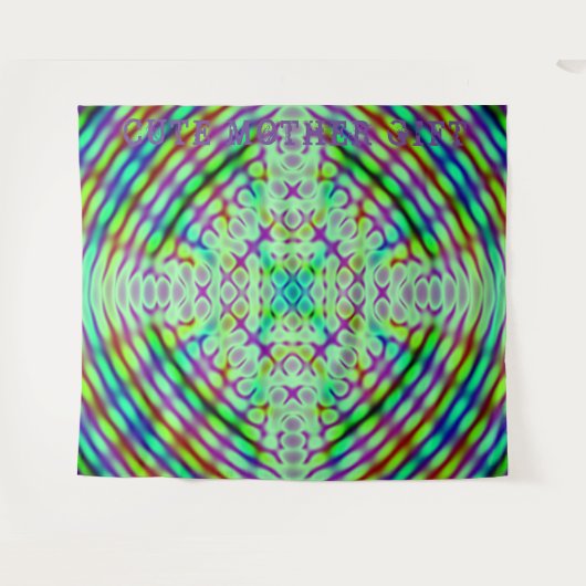 CUTE MOTHER GIFT_mediumGREEN _RMDESIGNFLO55_ Wandkleed (Voorkant (horizontaal))