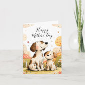 Cute Mother’s Day Dog Card Feestdagen Kaart (Voorkant)