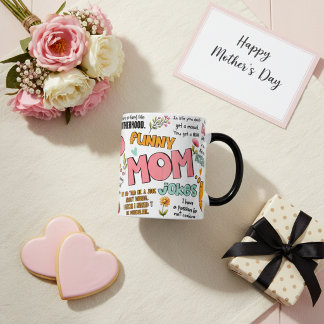 Cute Mother's day Funny Mom Typography Quotes  Magische Mok