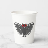 Cute Mothman Papieren Bekers (Achterkant)