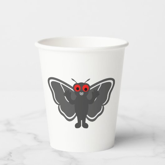 Cute Mothman Papieren Bekers (Voorkant)