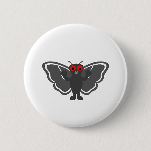 Cute Mothman Ronde Button 5,7 Cm (Voorkant)