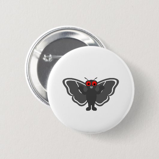 Cute Mothman Ronde Button 5,7 Cm (Voorkant /achterkant)