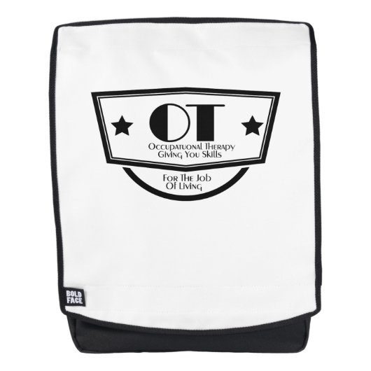 Cute Motivate Love Occupational Therapy Gifts Rugtassen (Voorkant)