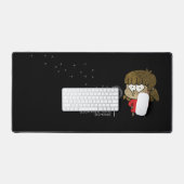 Cute Motivation Desk Mat (Keyboard & Muis)
