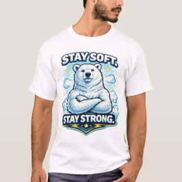 Cute Motivational Animal Strength Graphic Tee T-shirt