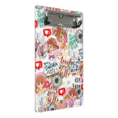 Cute Motivational – Positive Quote Kawaii Mini Klembord (Schuin)