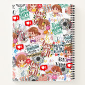 Cute Motivational – Positive Quote Kawaii  Notitieboek (Achterkant)