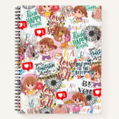 Cute Motivational – Positive Quote Kawaii  Notitieboek (Voorkant)