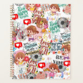 Cute Motivational – Positive Quote Kawaii Planner (Voorkant)