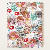 Cute Motivational – Positive Quote Kawaii  Planner (Achterkant)