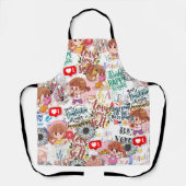 Cute Motivational – Positive Quote Kawaii  Schort (Voorkant)