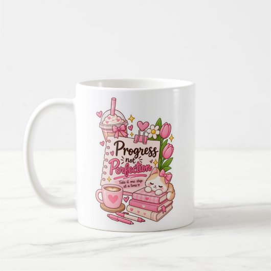 Cute Motiverende Koffiemok (Links)
