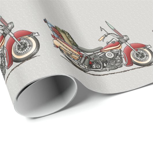 Cute Motorcycle Cadeaupapier (Rol Hoek)