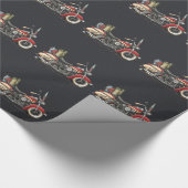 Cute Motorcycle Cadeaupapier (Hoek)
