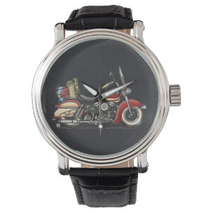 Cute Motorcycle Horloge