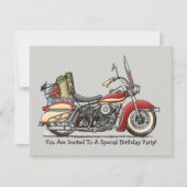 Cute Motorcycle Kaart (Voorkant)