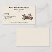 Cute Motorcycle Visitekaartje (Voorkant / Achterkant)