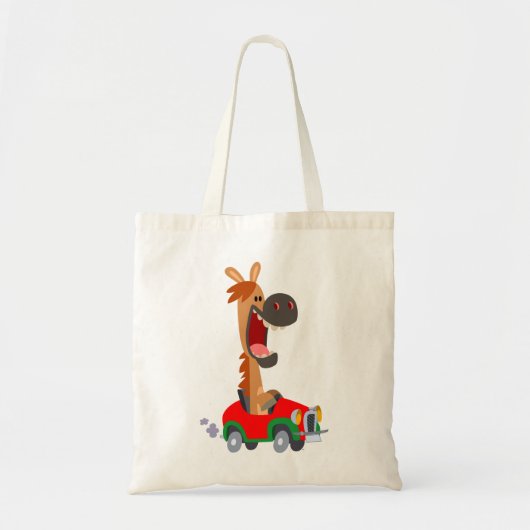 Cute Motorized Cartoon Horse Bag Tote Bag (Voorkant)