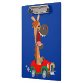 Cute Motorized Cartoon Horse Clipboard Klembord (Links)