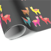 Cute Mountain Llama Animals Cute Alpaca Cadeaupapier (Rol Hoek)