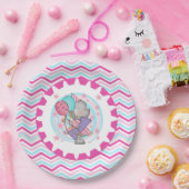 Cute Mouse 1st Birthday Paper Borden Papieren Bordje (Feest)