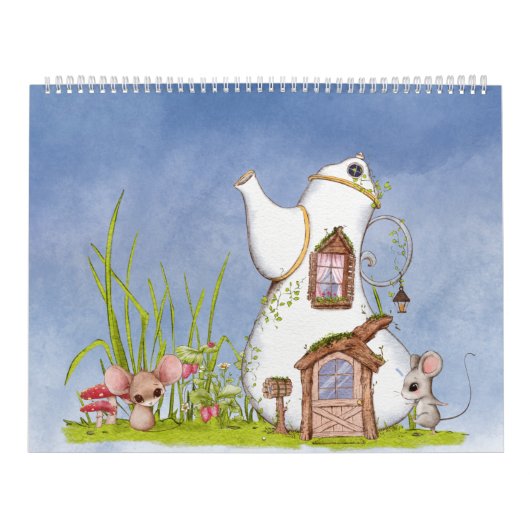 Cute Mouse 2023-agenda Kalender (Hoes)
