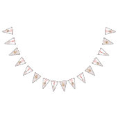 Cute Mouse and Cupcake Personalized Birthday Vlaggetjes (Alle)