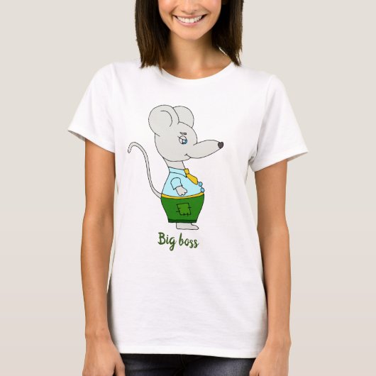Cute mouse Big baas T-Shirt (Voorkant)