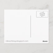 Cute Mouse Briefkaart Fierce Girl Mouse Briefkaart (Achterkant)