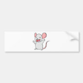 Cute Mouse Bumpersticker (Voorkant)