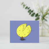 Cute mouse cartoon briefkaart (Staand voorkant)