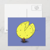 Cute mouse cartoon briefkaart (Voorkant / Achterkant)