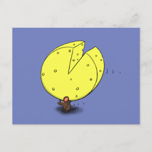 Cute mouse cartoon briefkaart
