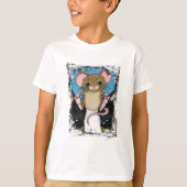 Cute Mouse en Cat T-Shirt (Voorkant)