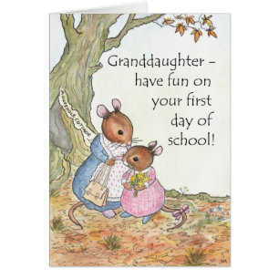 Cute Mouse heeft plezier met kleindochter