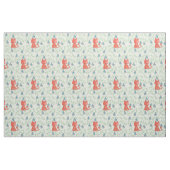 Cute Mouse houdt van Kitty Cat Stof (Fat Quarter)
