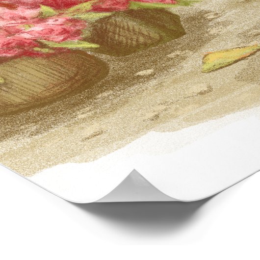 Cute mouse in Parijs Poster (Hoek)