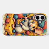Cute Mouse iPhone / iPad case (Achterkant (horizontaal))