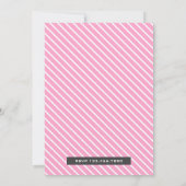 Cute Mouse Kids Birthday Party Invitation Kaart (Achterkant)