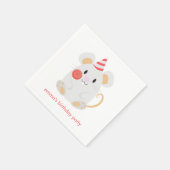 Cute Mouse Kinderen van Birthday Servet (Hoek)