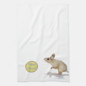 Cute Mouse Kitchen Tea Towel Theedoek (Verticaal)