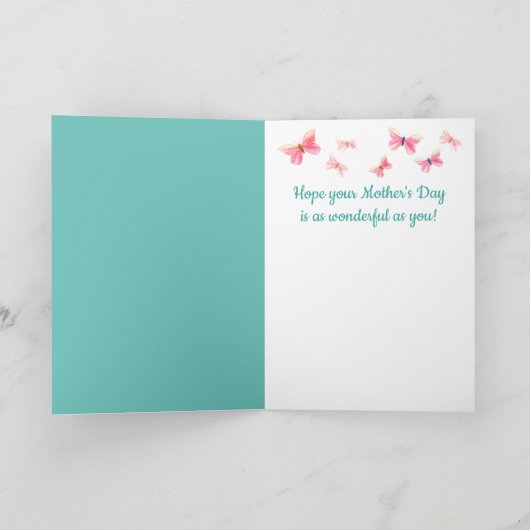 Cute Mouse Moederdag Feestdagen Kaart (Binnen)