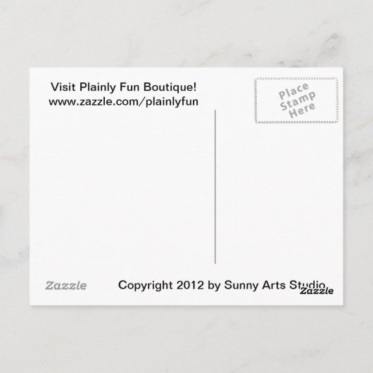 Cute Mouse Mooska Briefkaart (Achterkant)