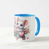Cute Mouse mug Mok (Voorkant rechts)