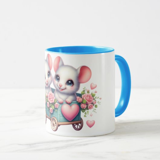 Cute Mouse mug Mok (Voorkant rechts)